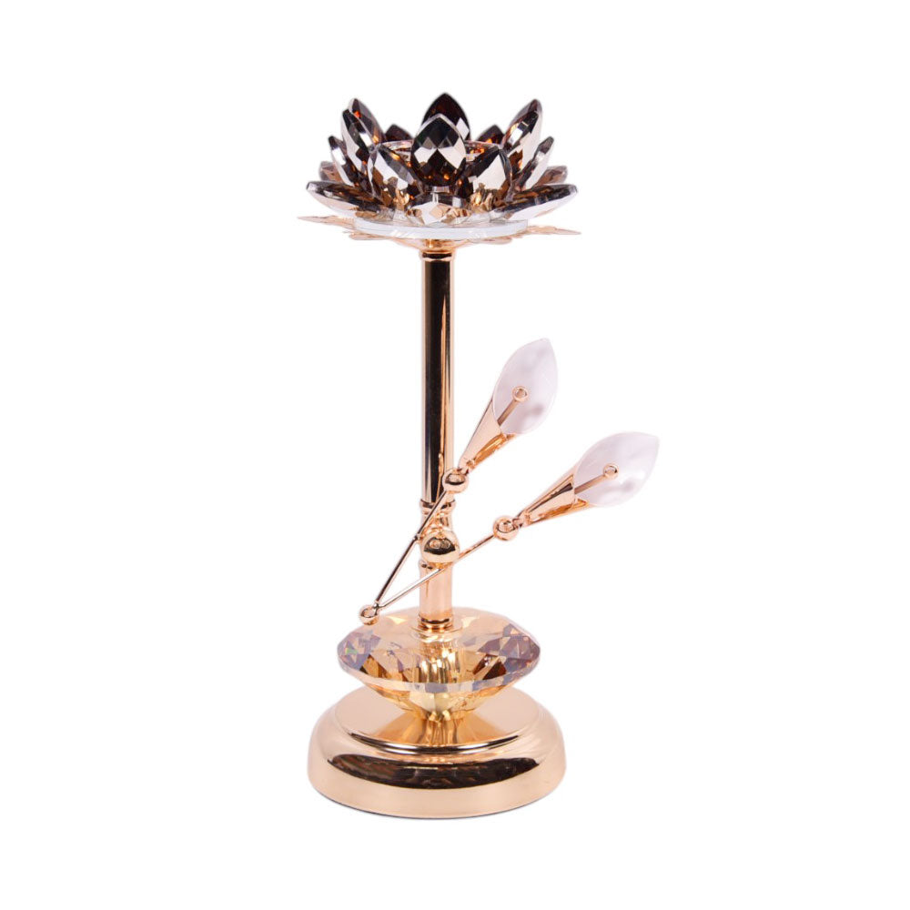 CANDLE STAND CRYSTAL H2119M