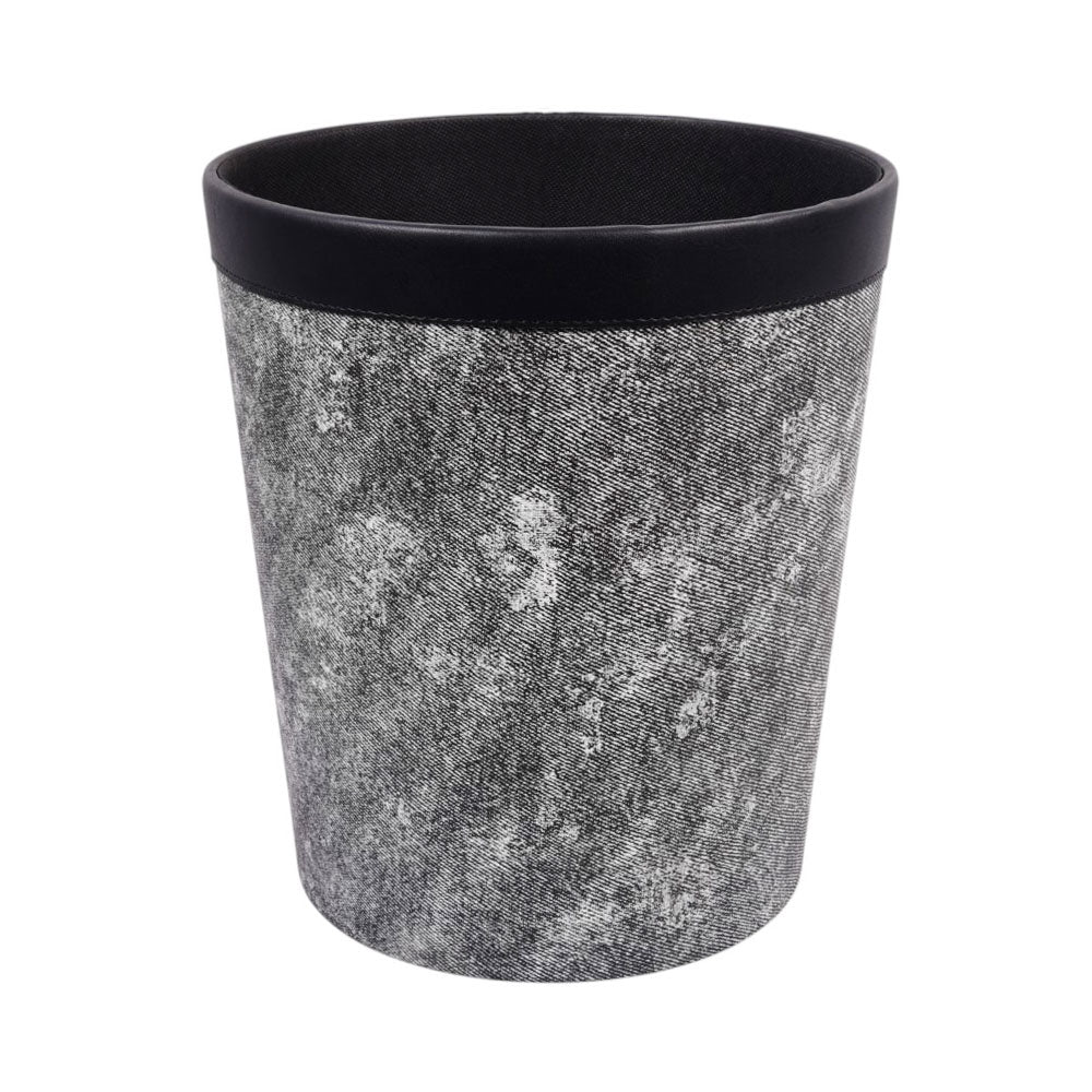 DUSTBIN LEATHER VINTAGE GREY