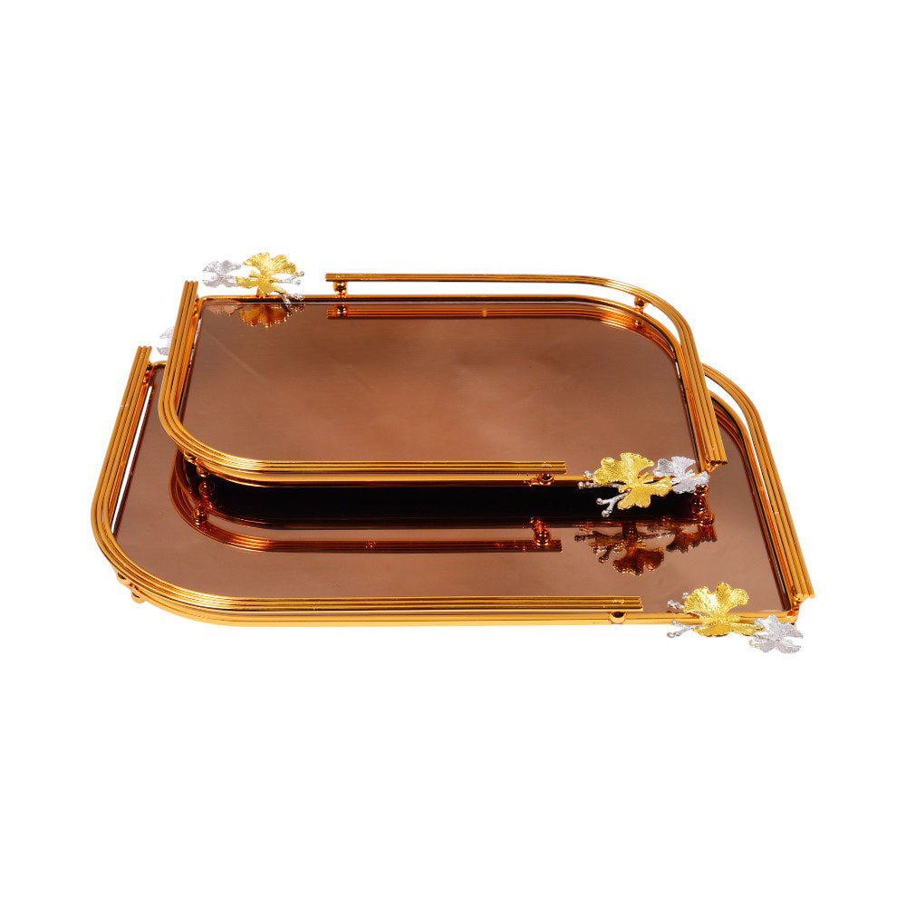 TRAY SET 2PC SQUARE AZ003