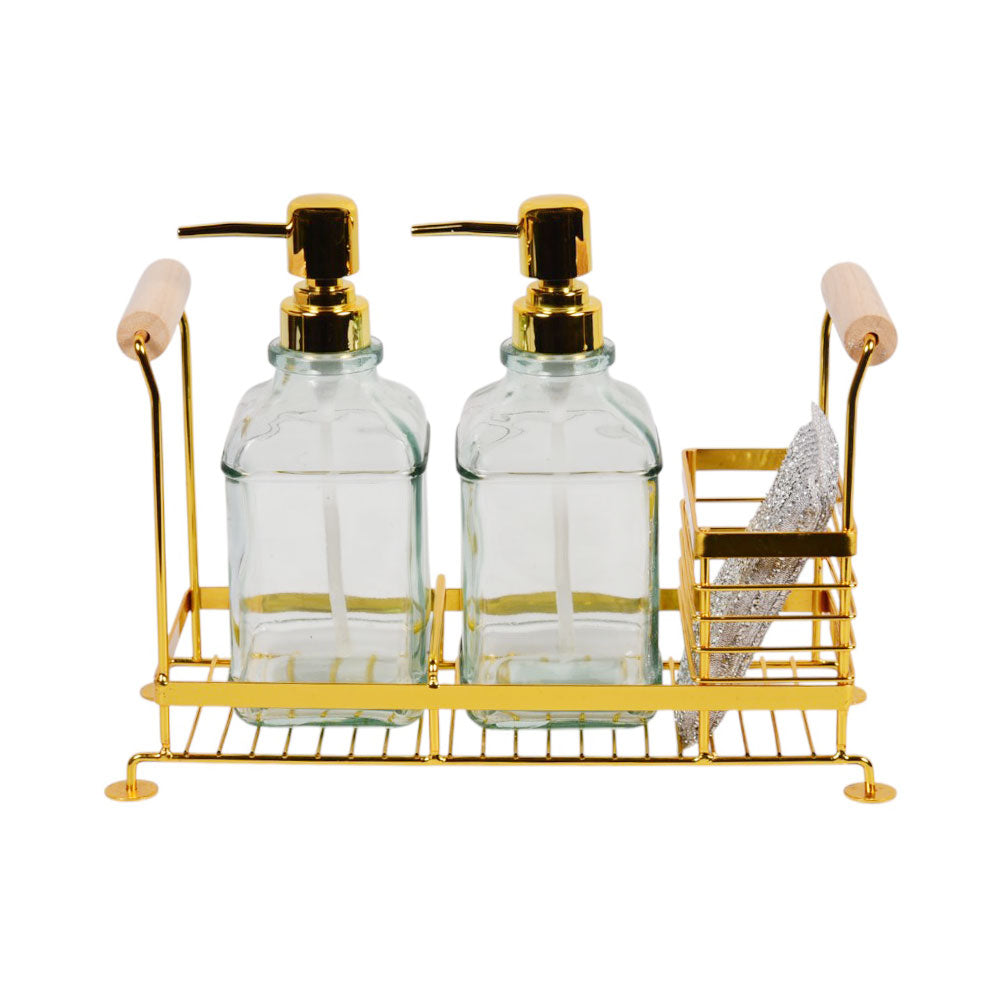 SOAP DISPENCER WITH STAND GOLDEN KD42-045F