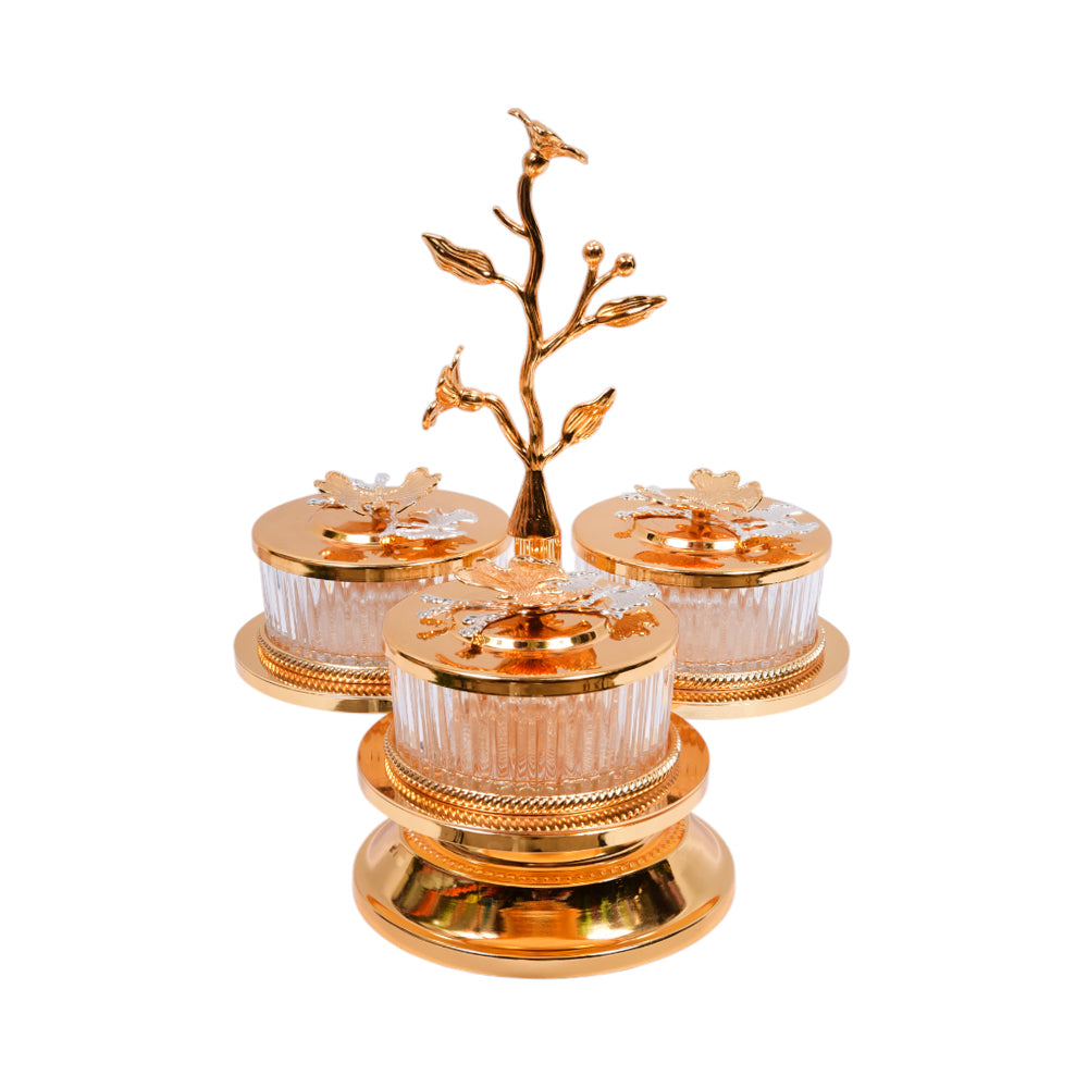 DRY FRUIT DISH WITH STAND 1213-3G