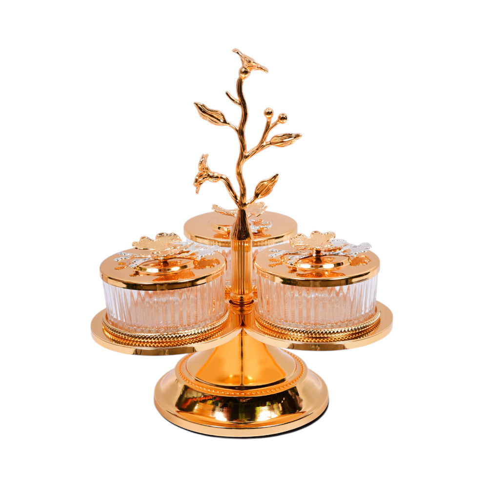 DRY FRUIT DISH WITH STAND 1213-14G