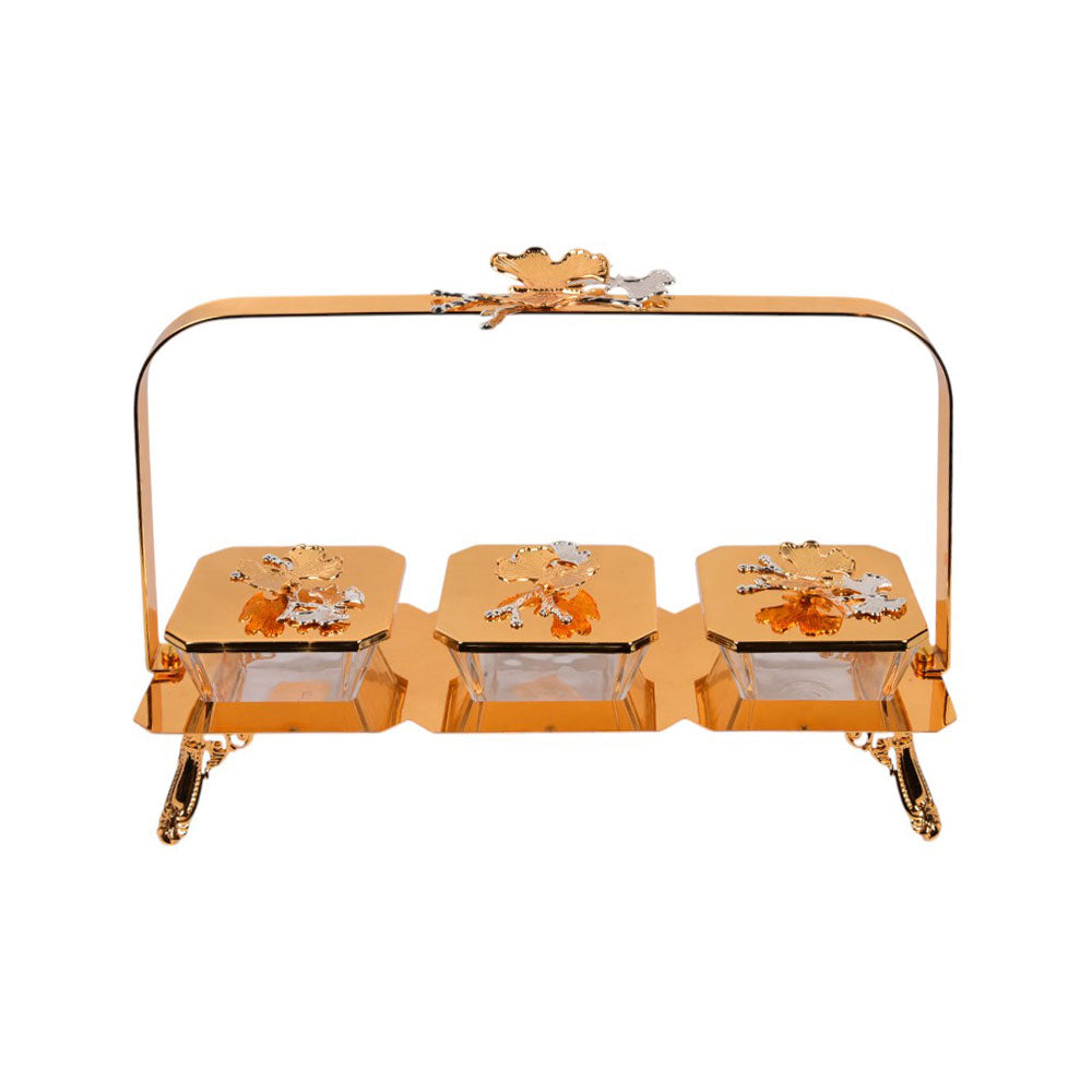 DRY FRUIT DISH WITH HANDLE 1213-12G