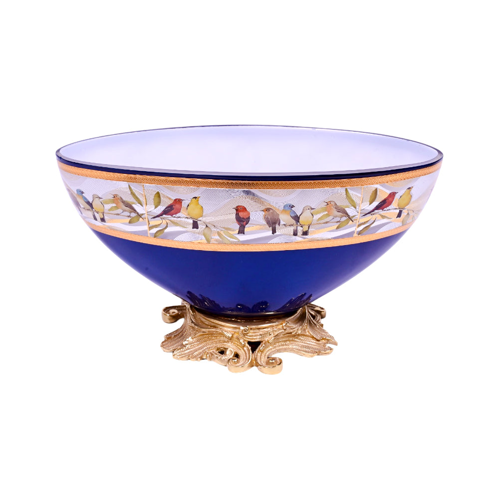 BOWL CRYSTAL BRASS IR MS-A201-81017 JSLT023-629