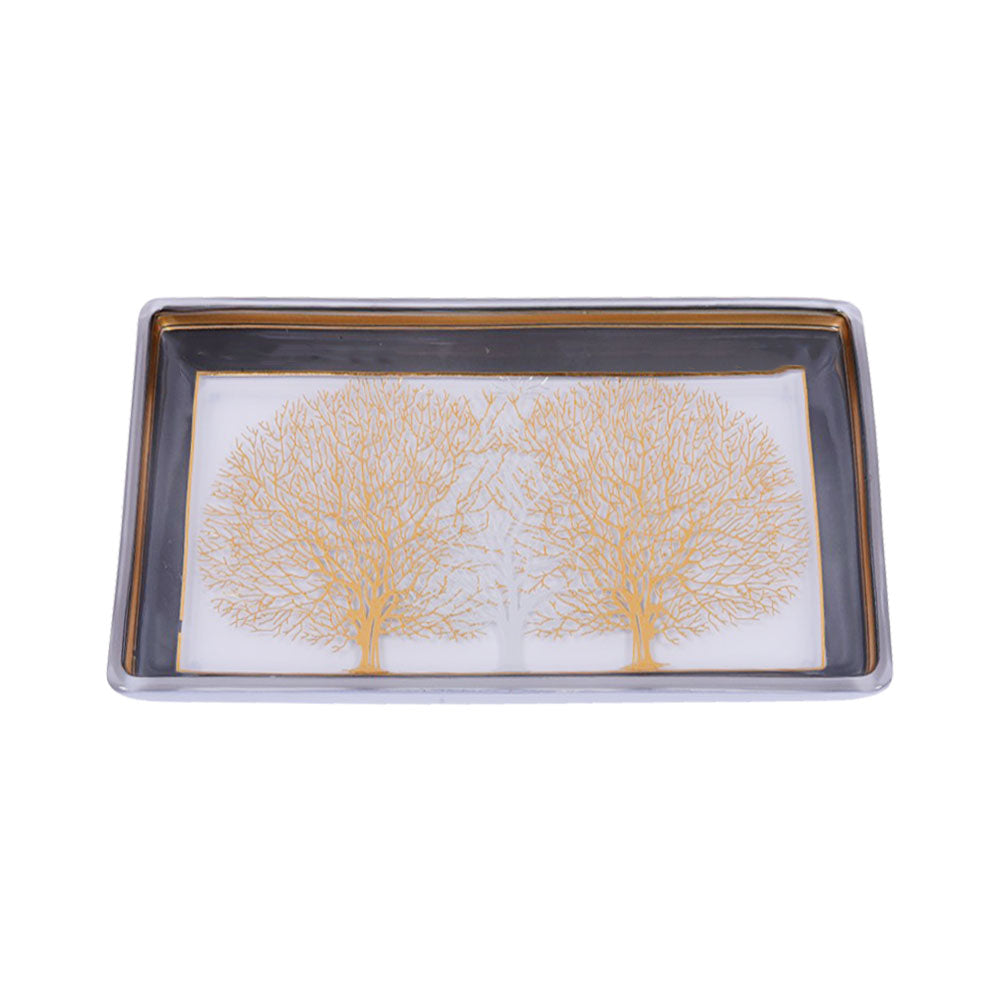 DISH CRYSTAL BRASS IR MS-A163 JS1817A-624