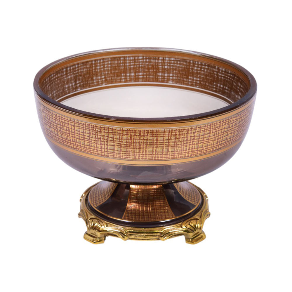 BOWL CRYSTAL BRASS IR MS-A122-ST01A4 JSLT008-531