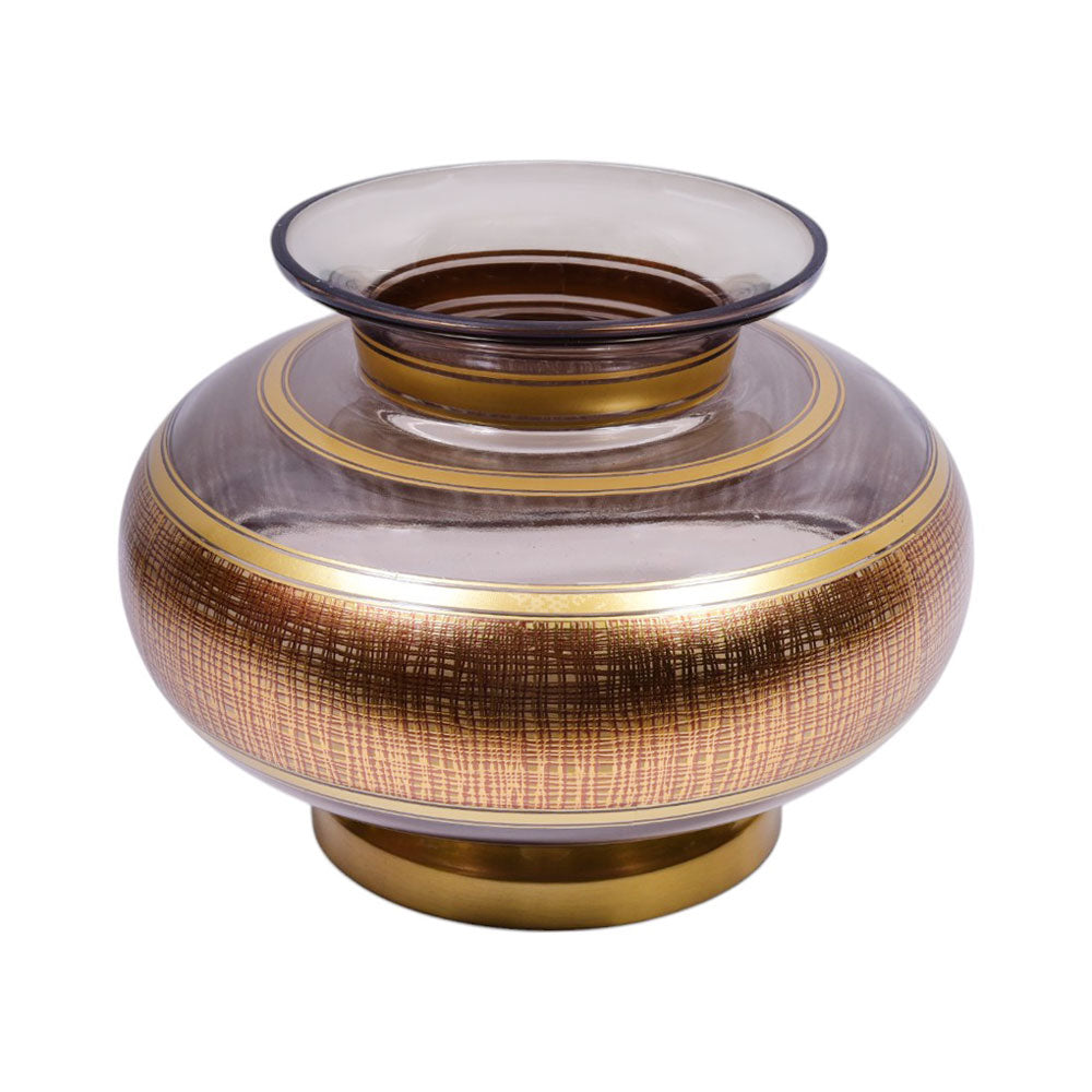 VASE CRYSTAL BRASS IR MS-A089-T71 JSLT008-531
