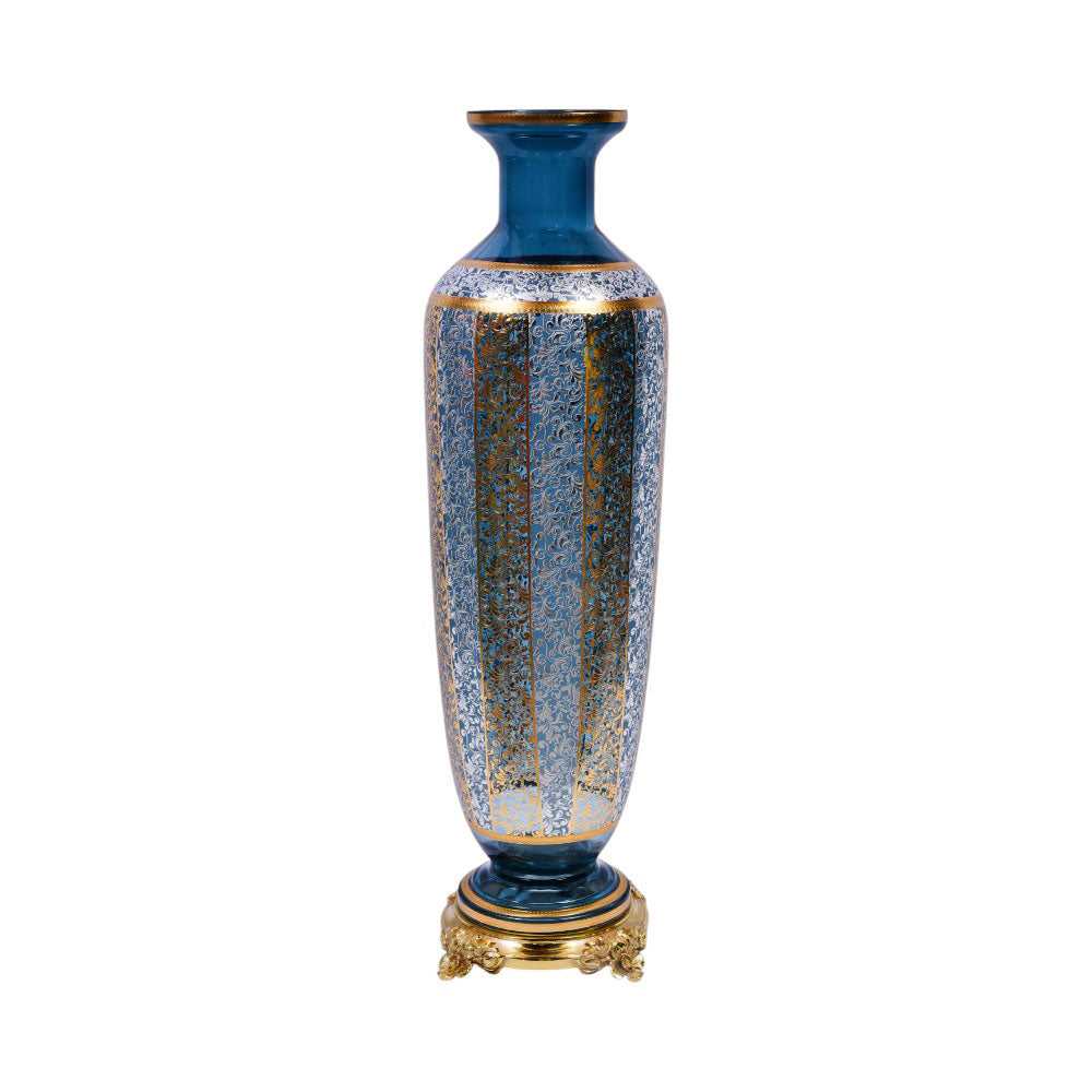 VASE CRYSTAL BRASS IR MS-A212-ST03D1 JSLT033-567-3