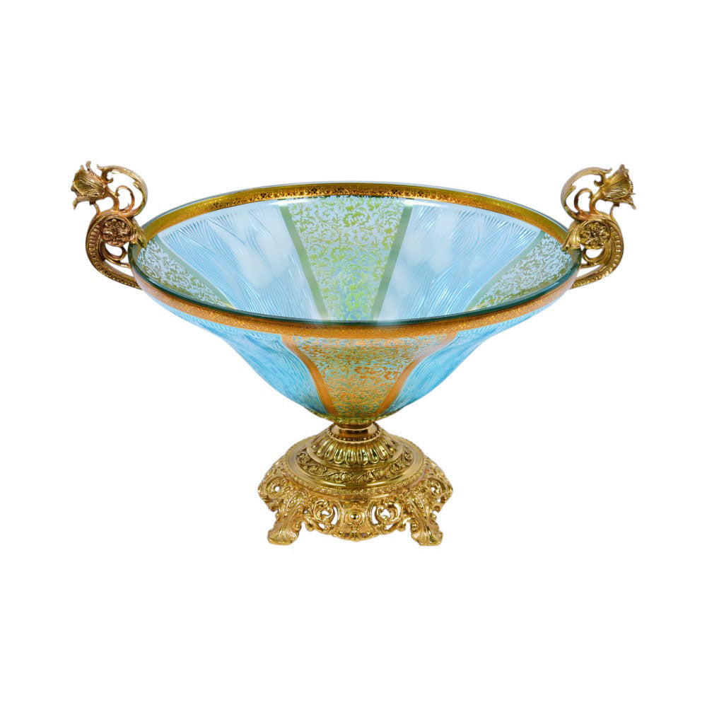 BOWL CRYSTAL BRASS IR FK7-B3021-3 JSA02-839