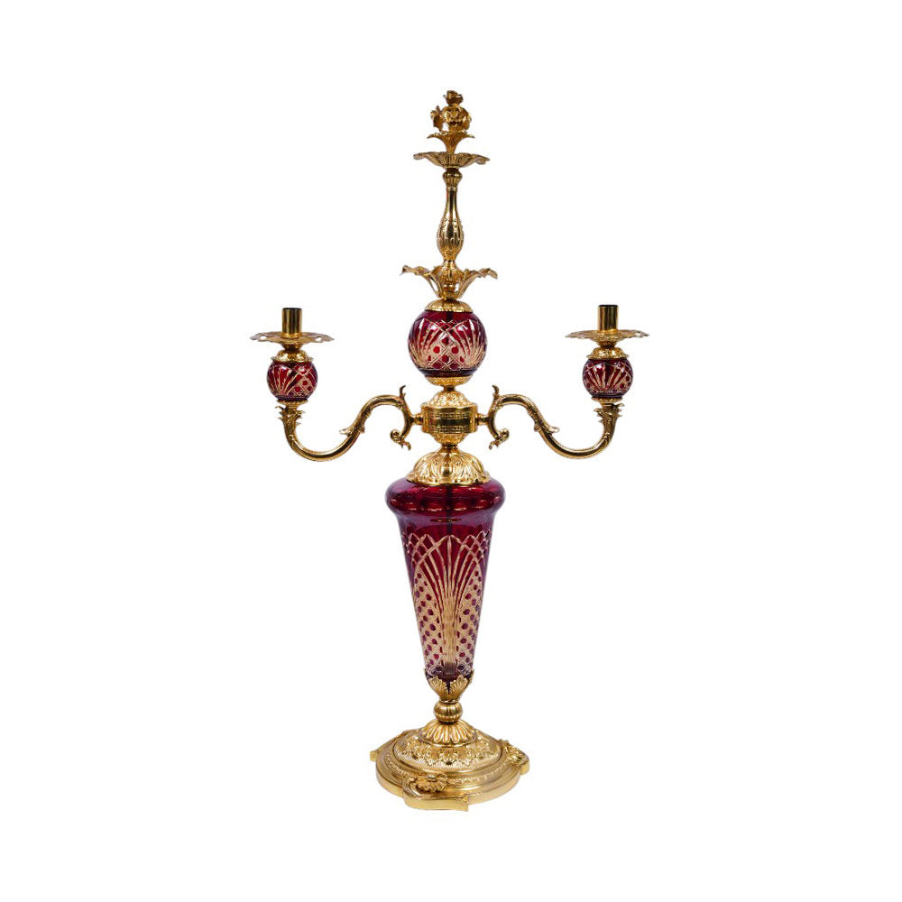 LAMP CRYSTAL BRASS IR XM10-2-W CUT108-C28