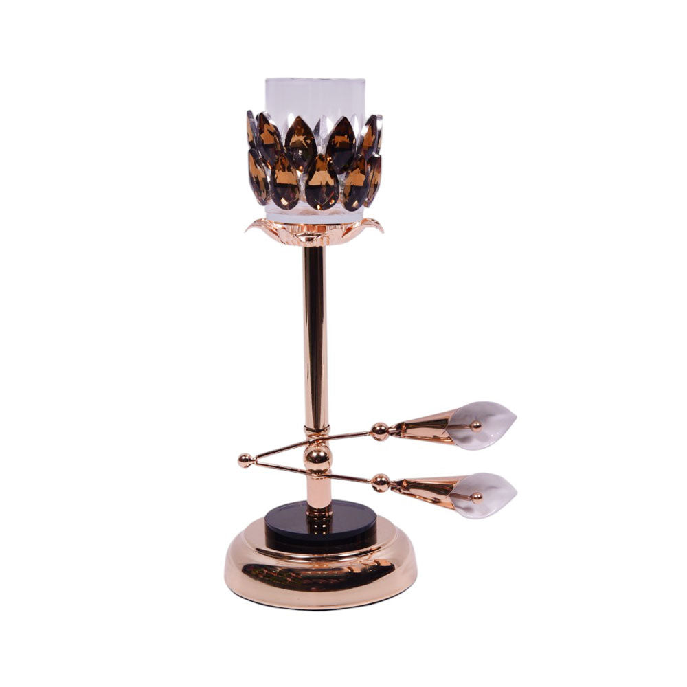 CANDLE STAND CRYSTAL H2123L