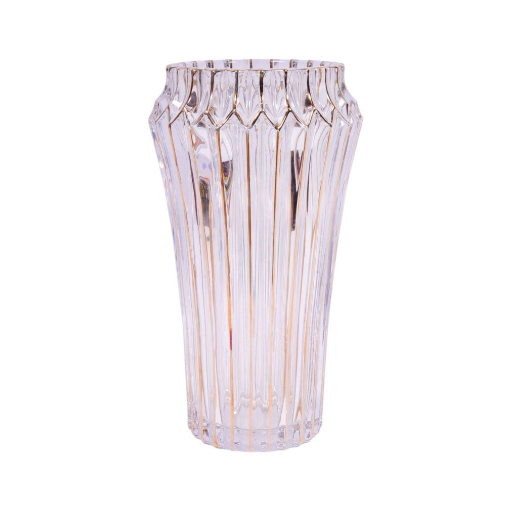 VASE CRYSTAL GOLDEN 0640-21