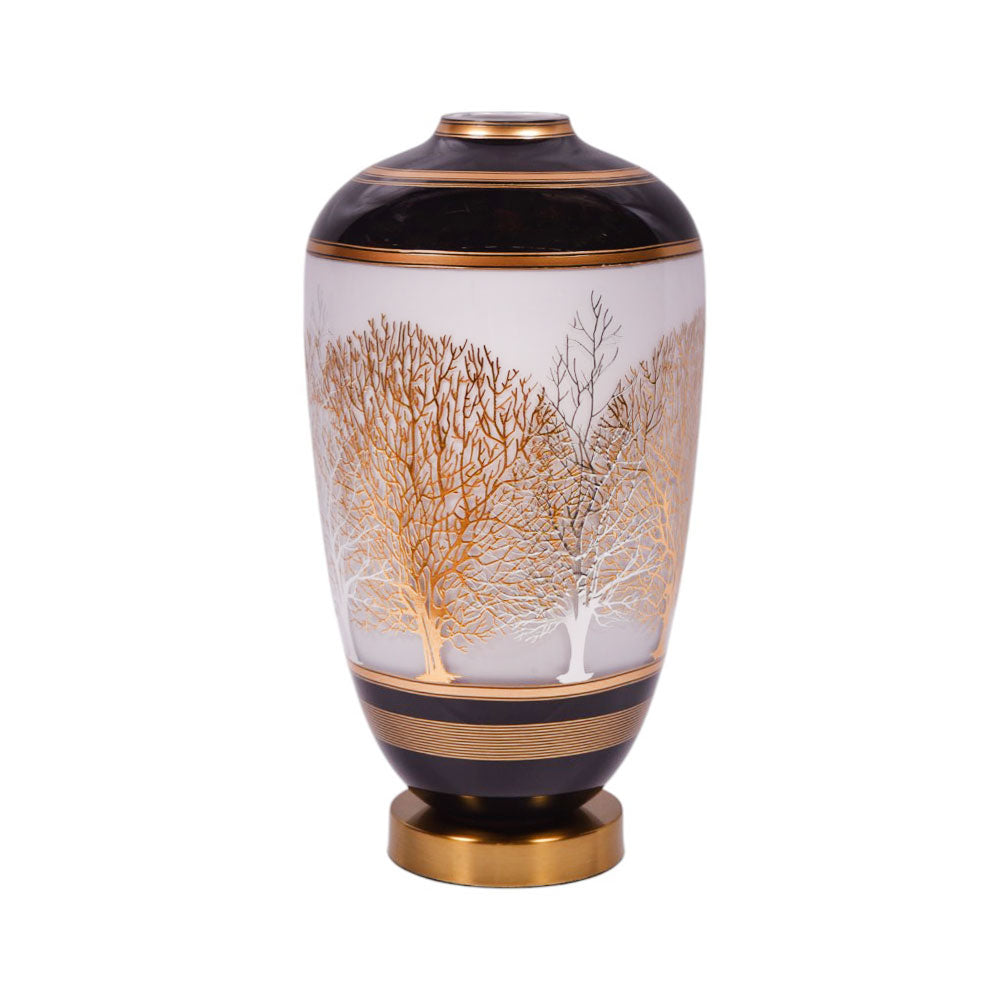 VASE CRYSTAL BRASS IR MS-A144-T62 JS1817A-624