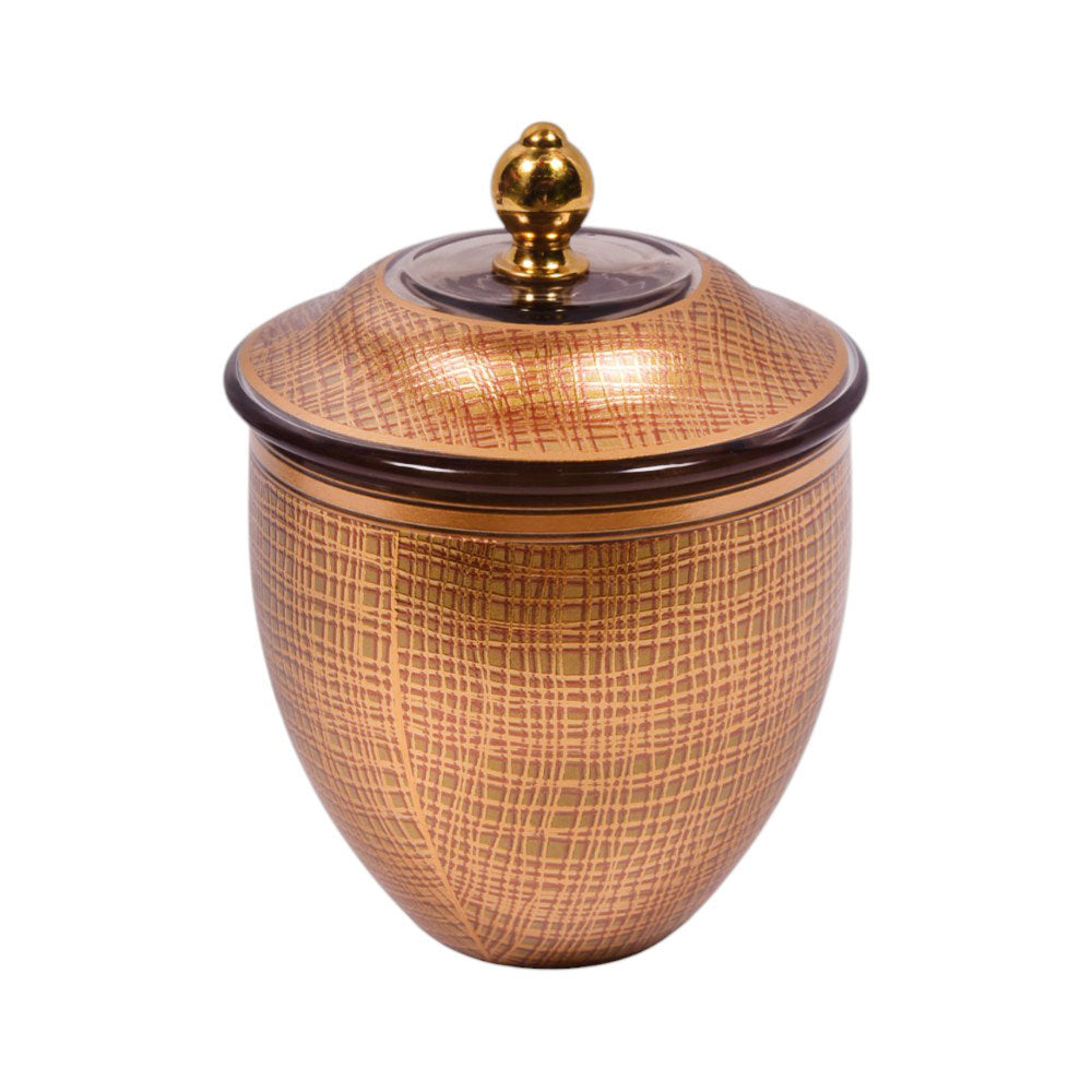 BOWL CANDY CRYSTAL BRASS IR MS-A004 JSLT008-531