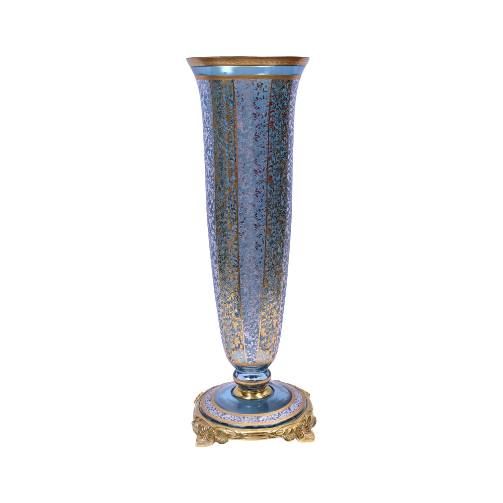 VASE CRYSTAL BRASS IR MS-A213-ST01B1 JSLT033-567-3