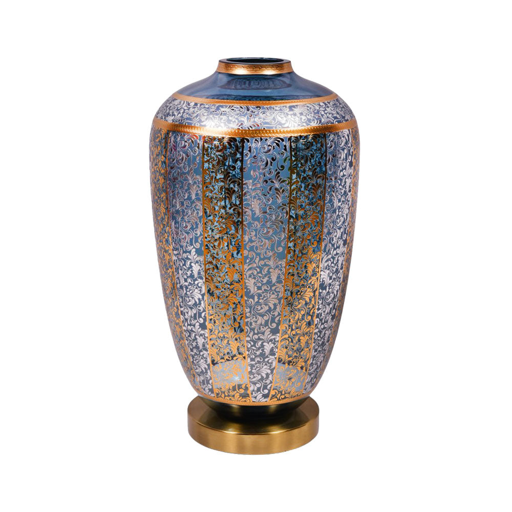 VASE CRYSTAL BRASS IR MS-A006-T64 JSLT033-567-3