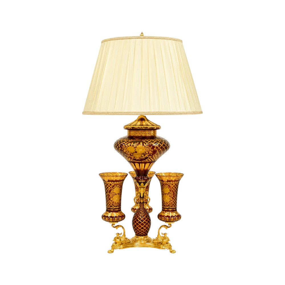 LAMP CRYSTAL BRASS IR H-A26-W EAN103-134-C38