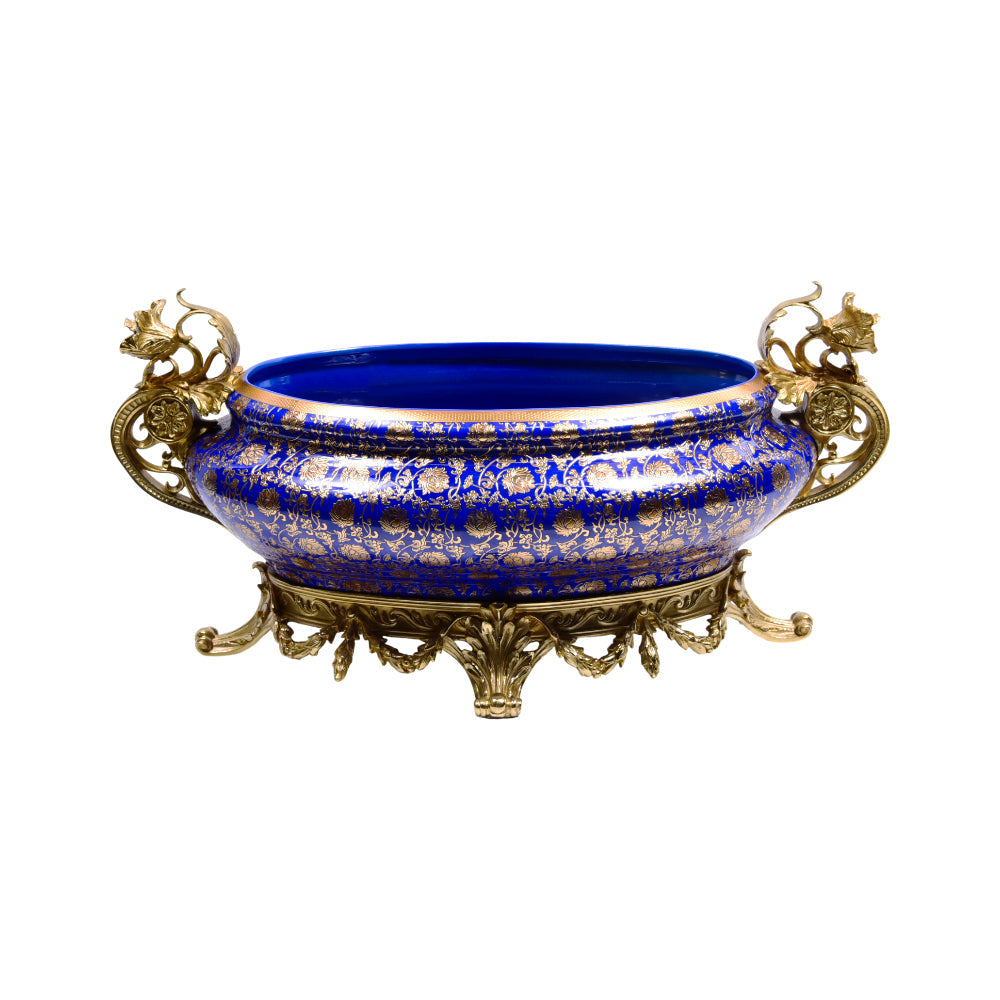 BOWL PORCELAIN BRASS IR H-PB131-366 JS-YB1-HBU01