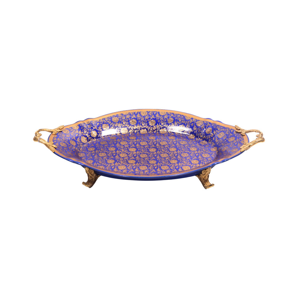 TRAY PORCELAIN BRASS IR H-PP03-403 JS-Y1901-HBU06