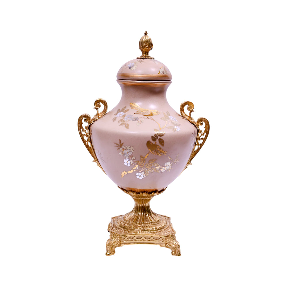 BOWL CANDY PORCELAIN BRASS IR H-PJ47-242 JS1801-HBW01