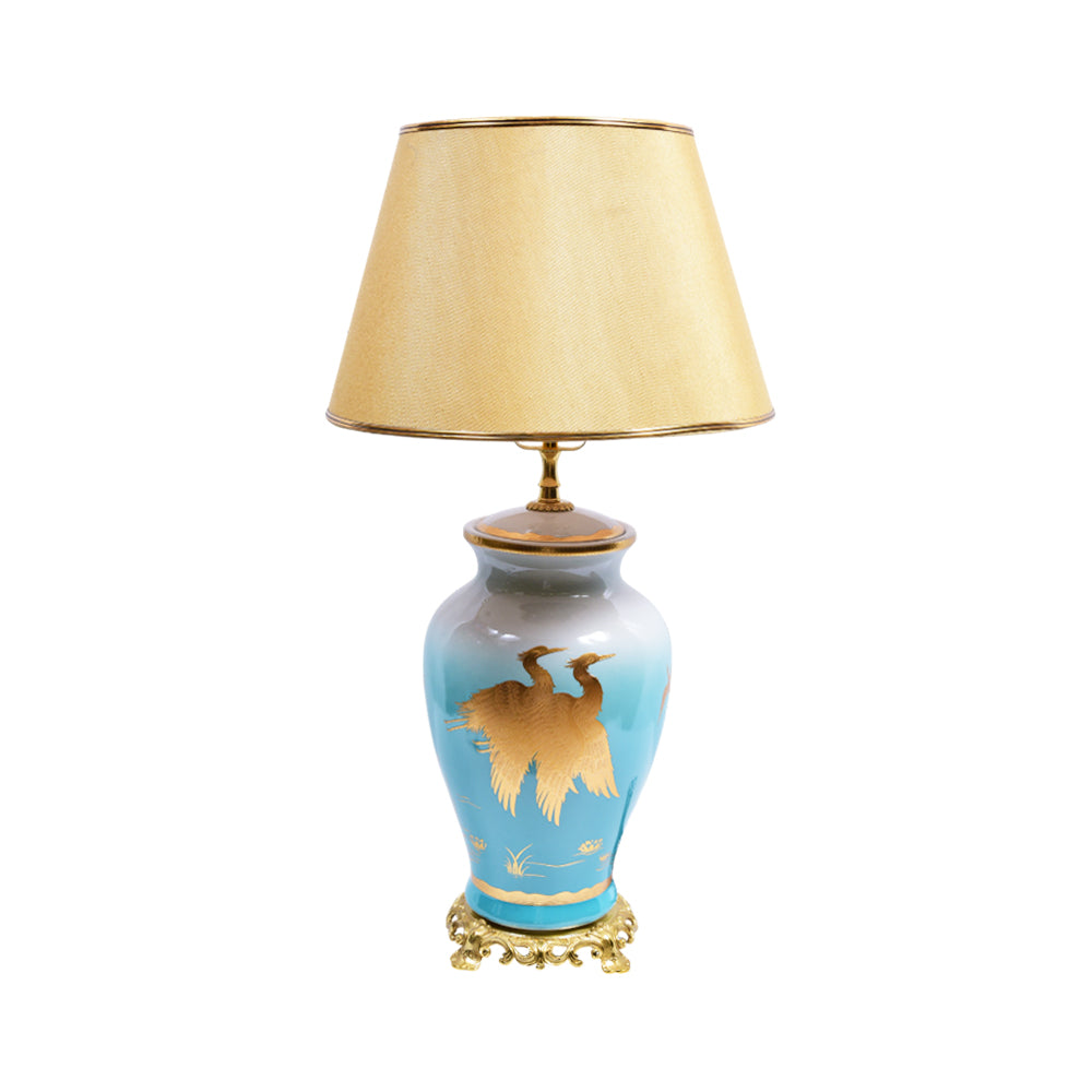 LAMP PORCELAIN BRASS IR H-PV175-116-W JS-Y1901-HBU06