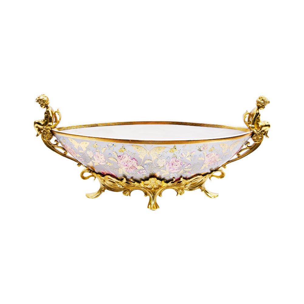 BOWL PORCELAIN BRASS IR H-PB75-C311 JS-LT047-0BB8