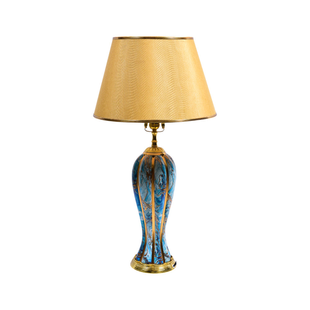 LAMP PORCELAIN BRASS IR H-PL049-617-W JS-LT-041