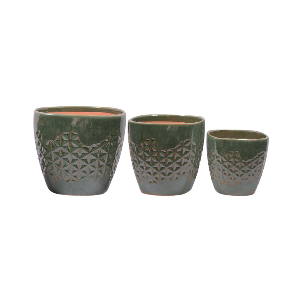 FLOWER POT CERAMIC IR  6912/3-4