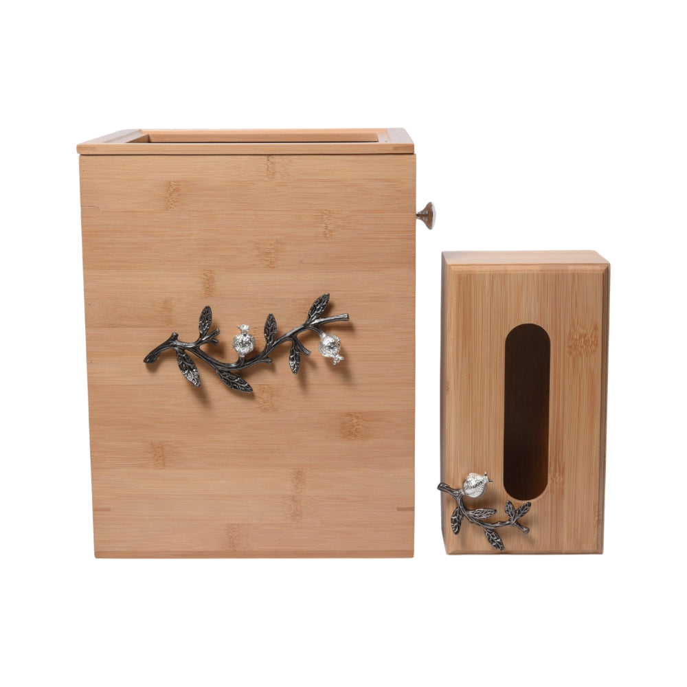 DUSTBIN SET ORCHID WB-1091