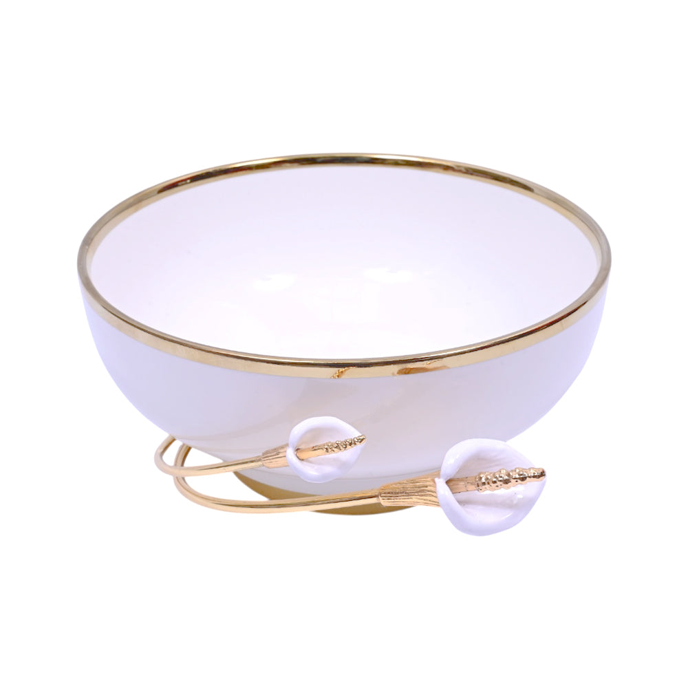 BOWL FRUIT ORCHID WB-1335