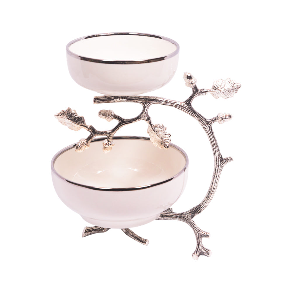 BOWL FRUIT 3 TIER ORCHID WB-1452