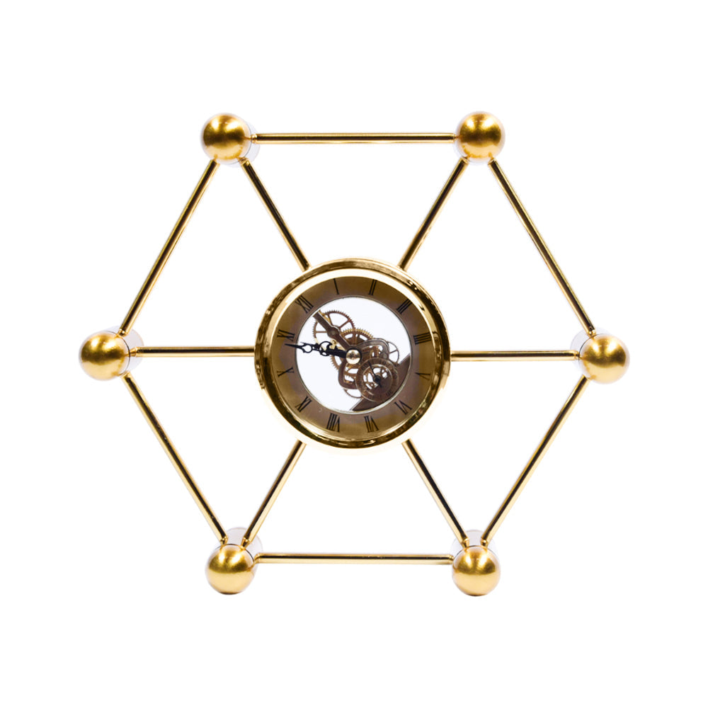 TABLE CLOCK METAL 0639-26