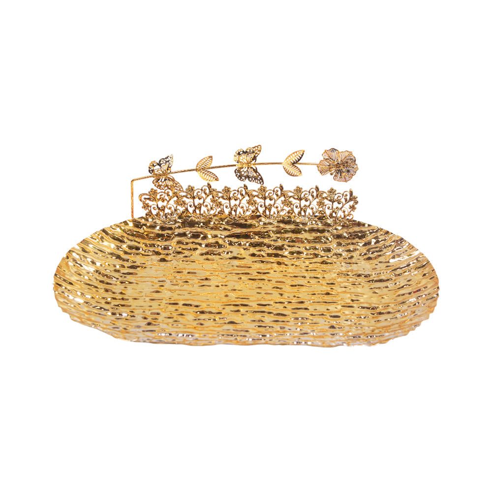 BASKET GOLDEN 1PC LARGE IR 6842-1