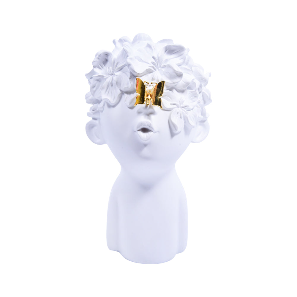 FLOWER HAIR STATUE D424