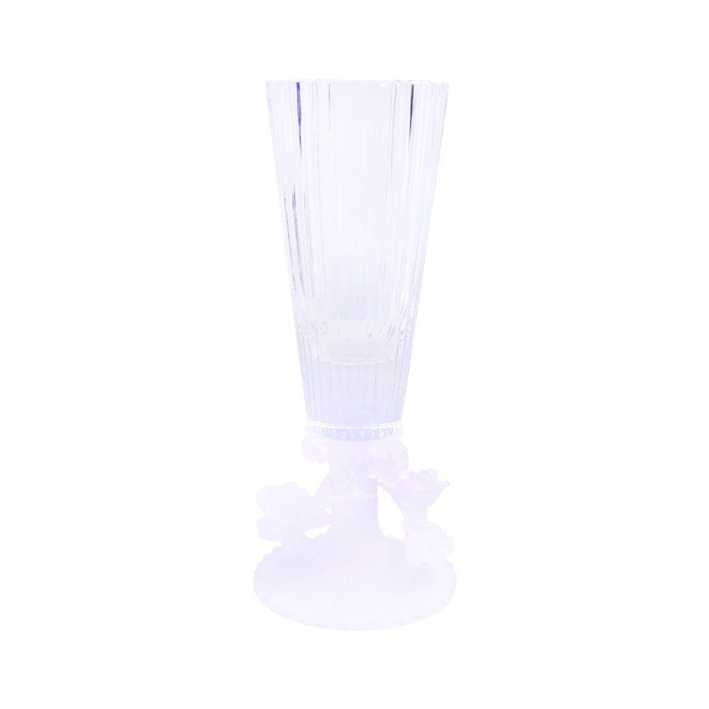 VASE CRYSTAL FROSTED BASE FA-1033 CL