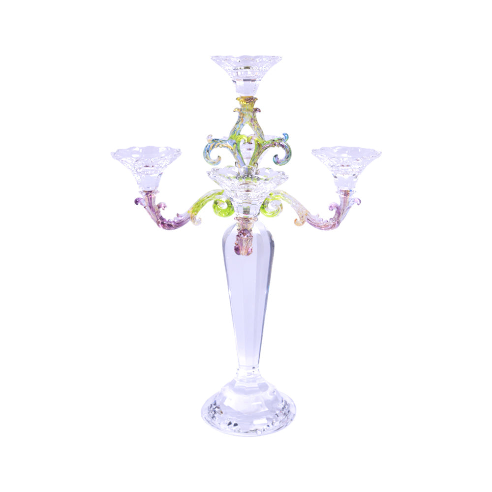 CANDLE STAND CRYSTAL FE-508-CL-5