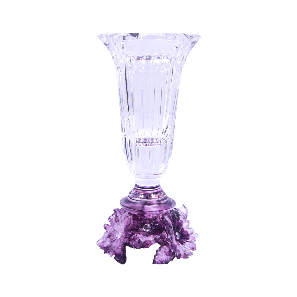 VASE CRYSTAL MULTICOLOR BASE FA-506-CL