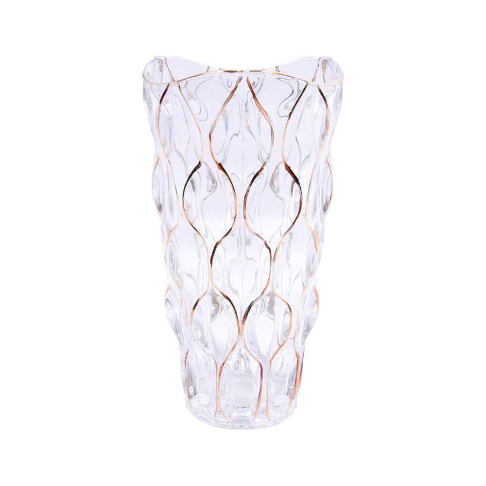 VASE CRYSTAL GOLDEN LINE 200225-2