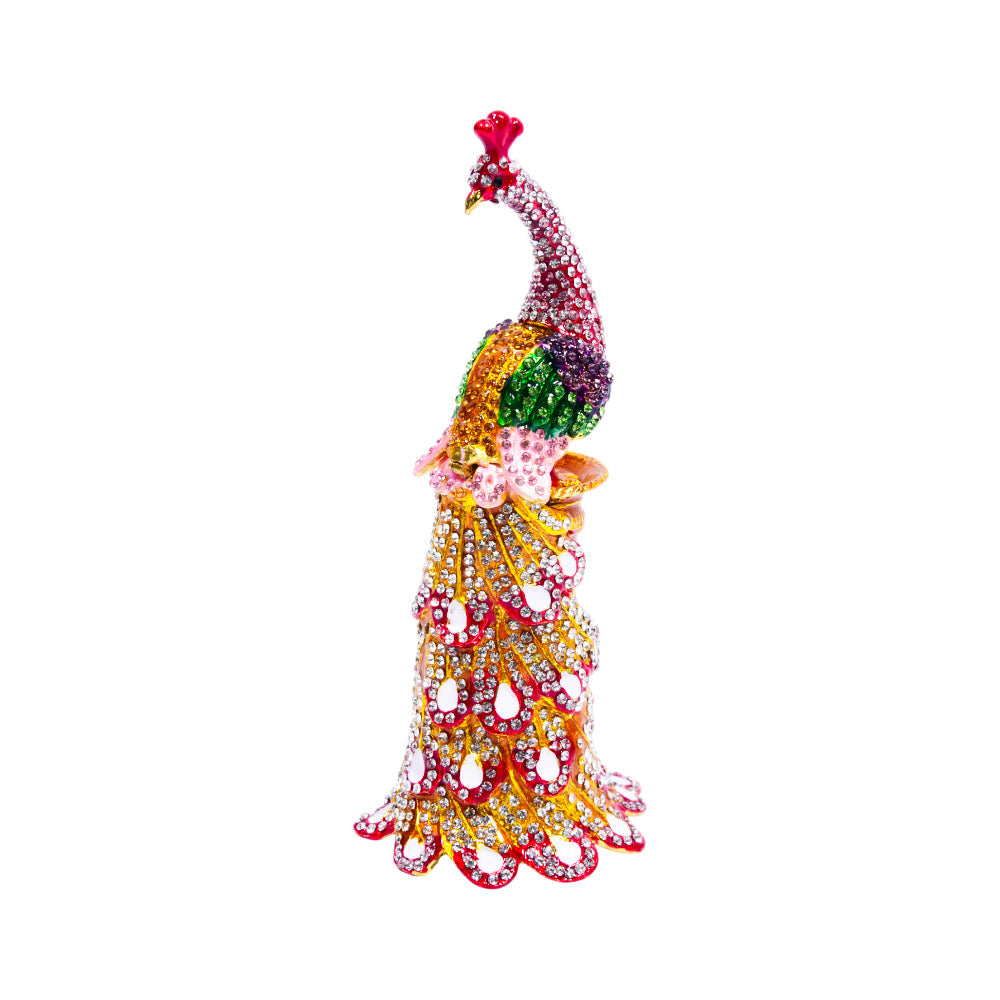 JEWELLERY BOX BEADS PEACOCK 3115