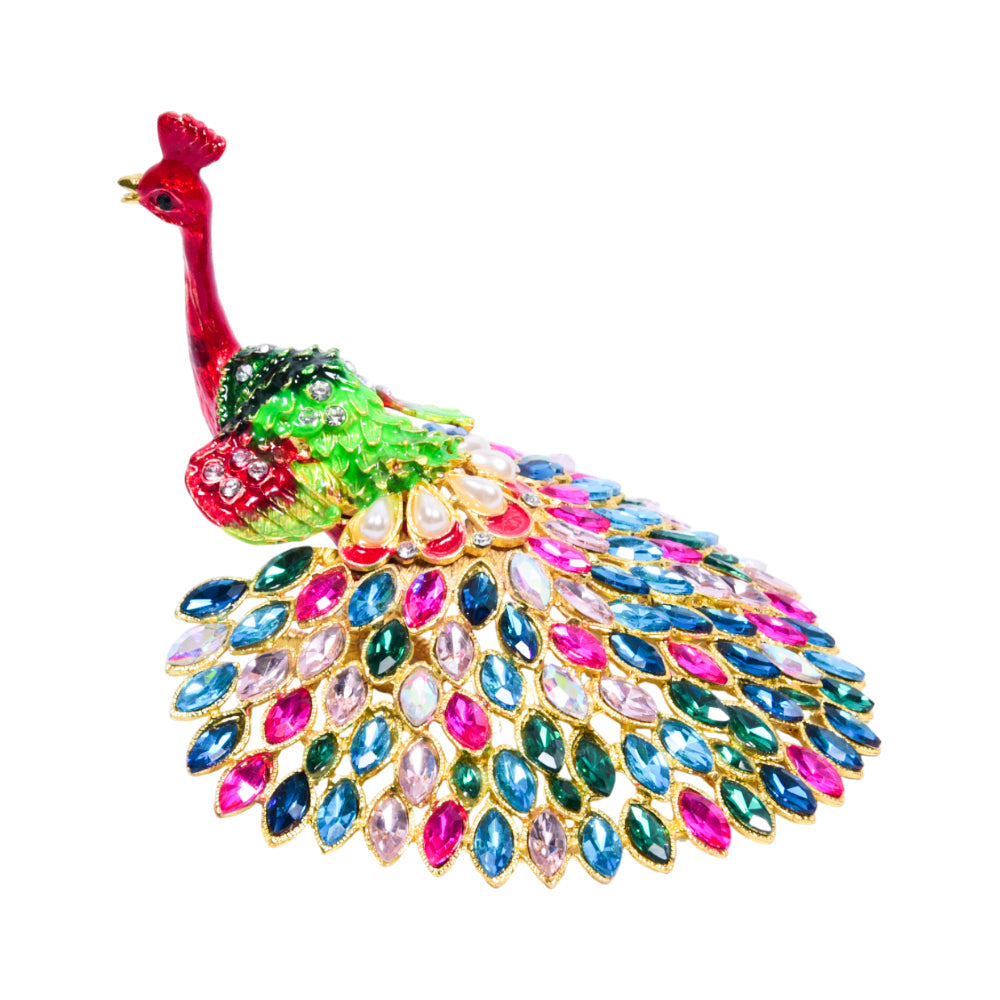 JEWELLERY BOX BEADS PEACOCK 8585