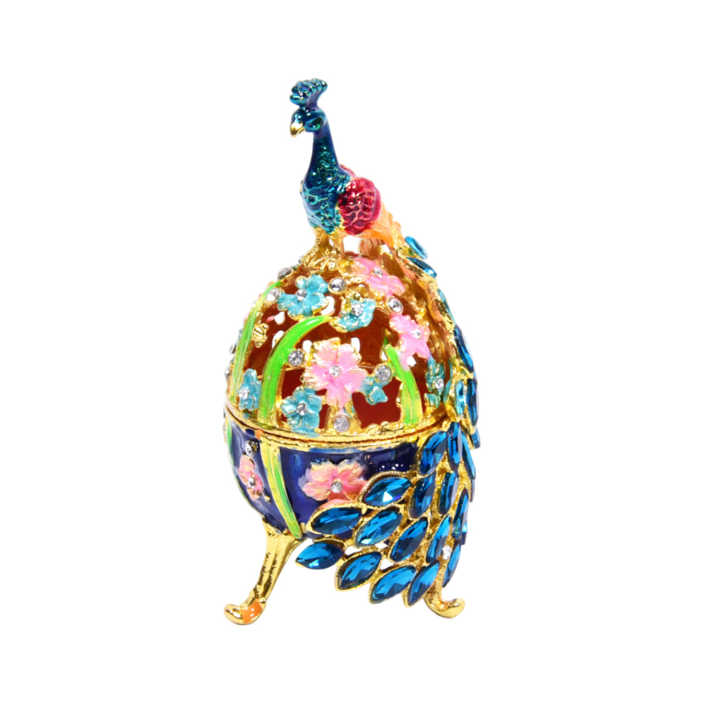 JEWELLERY BOX BEADS PEACOCK 9645