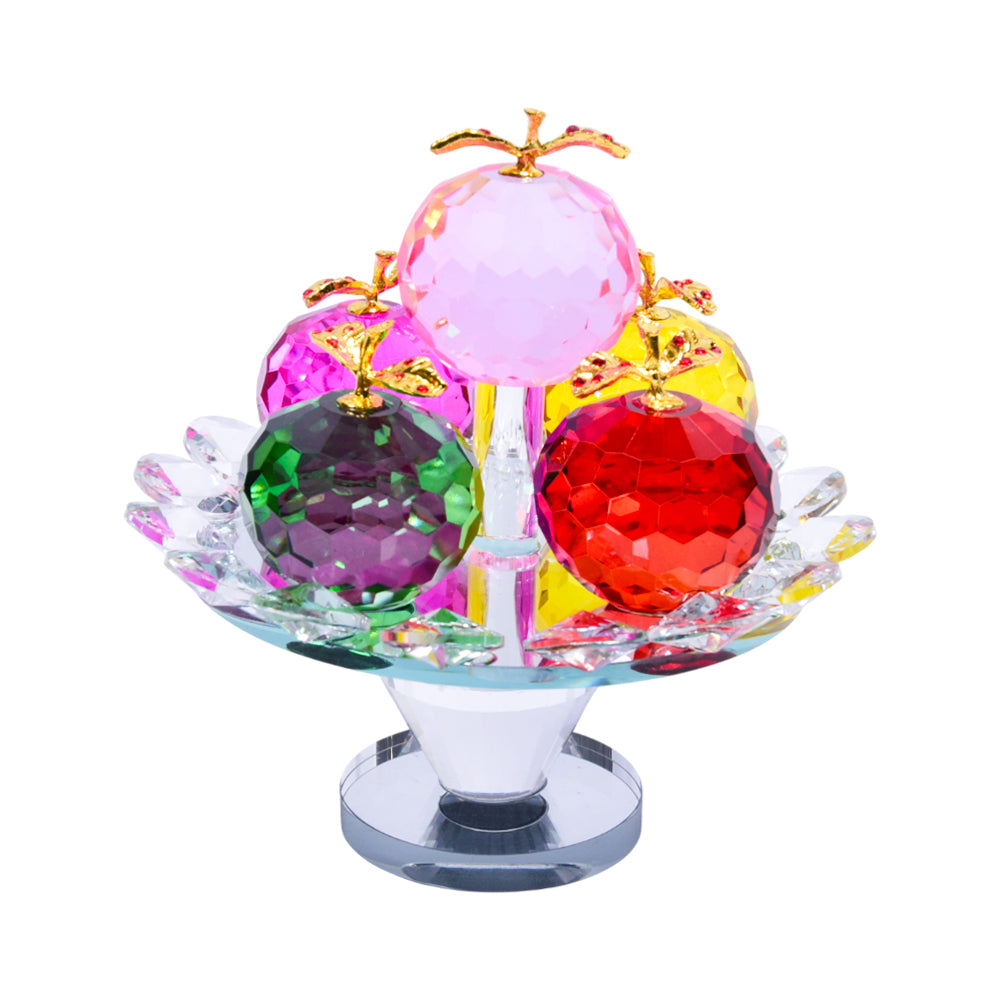 FRUIT BASKET CRYSTAL IR 7301-18