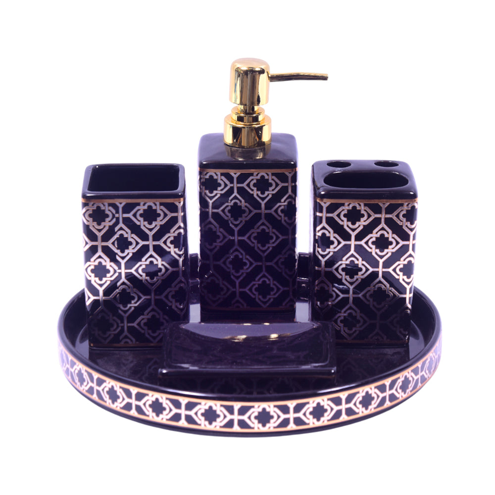 BATH ROOM SET 5PC CERAMIC HZ-034