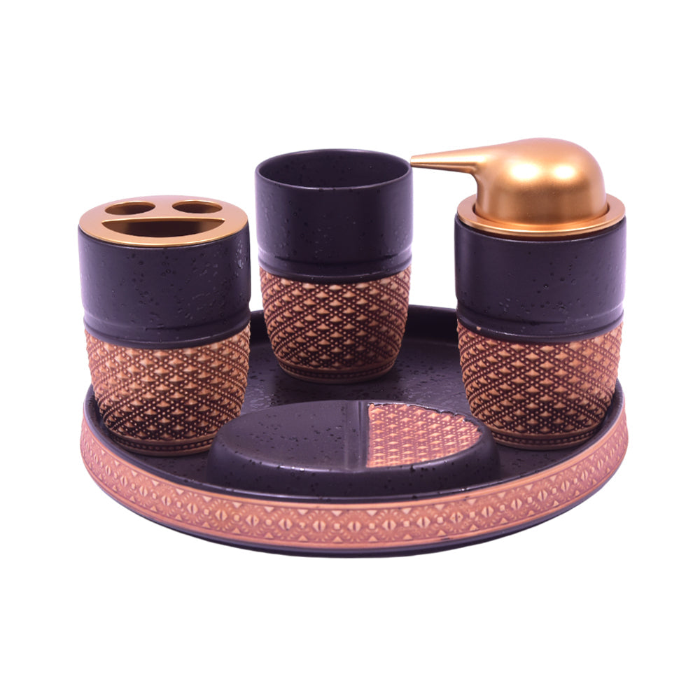 BATH ROOM SET 5PC CERAMIC HZ-069