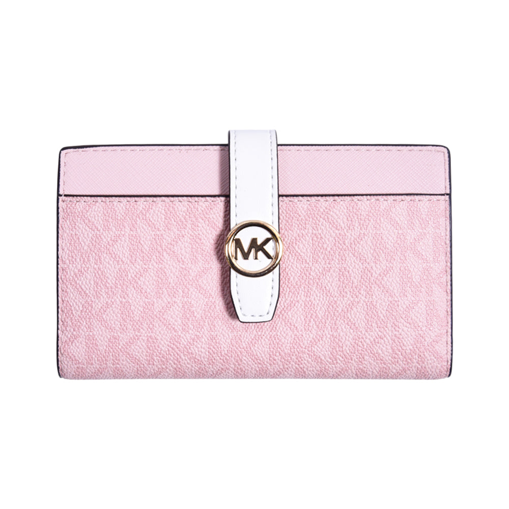 MK LADIES GREENWICH WALLET PWD BLSH MLT 35S5GGRF8Y