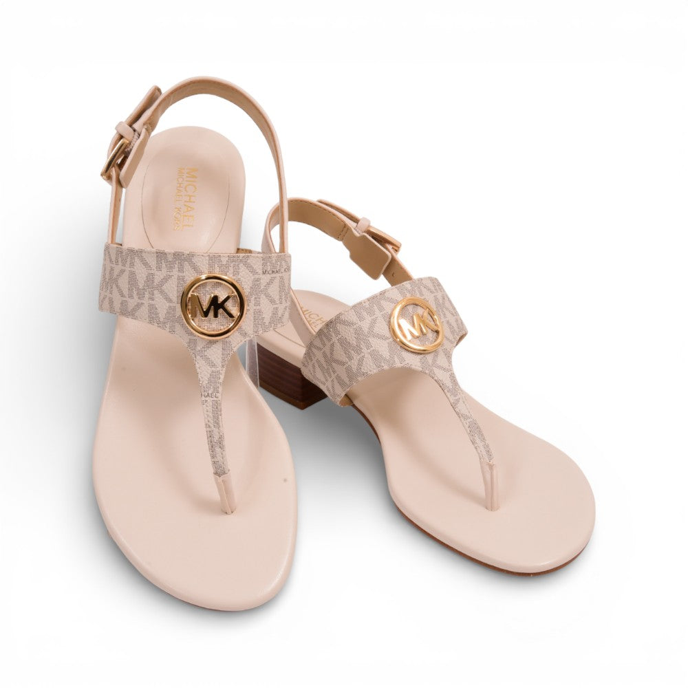 MK HANNAH THONG SANDAL 49S5HNFS2B VANILLA 6
