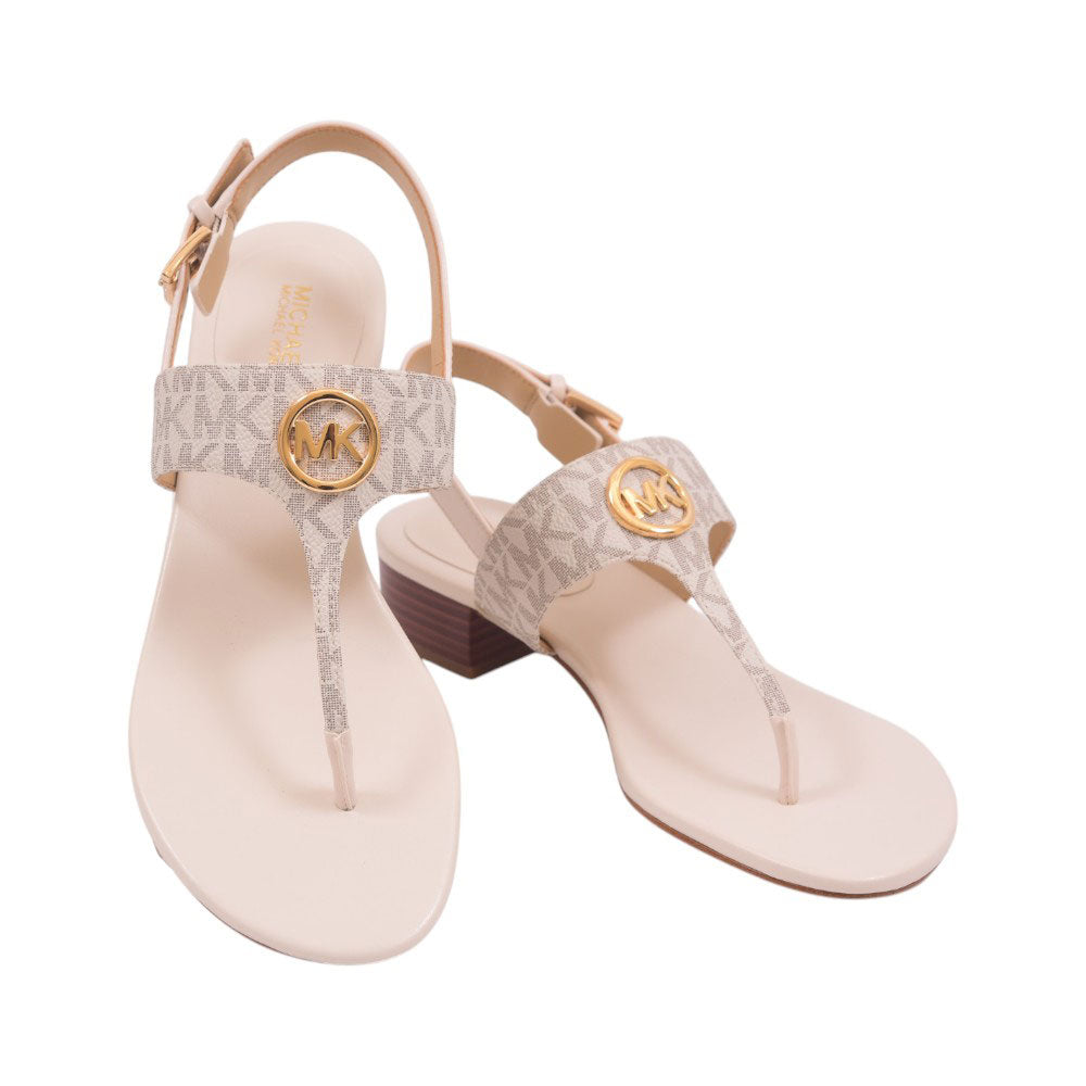 MK HANNAH THONG SANDAL 49S5HNFS2B VANILLA 7