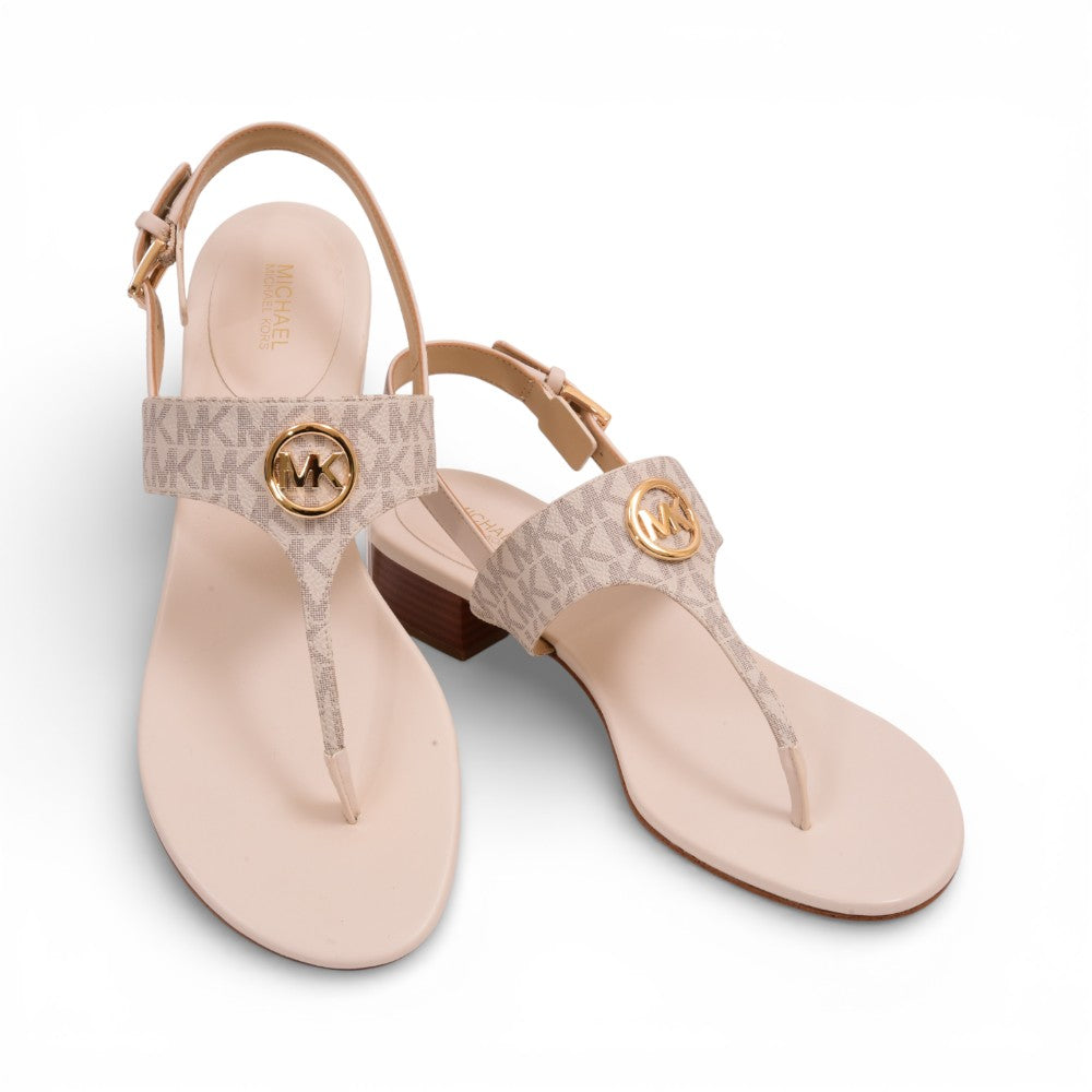 MK HANNAH THONG SANDAL 49S5HNFS2B VANILLA 10