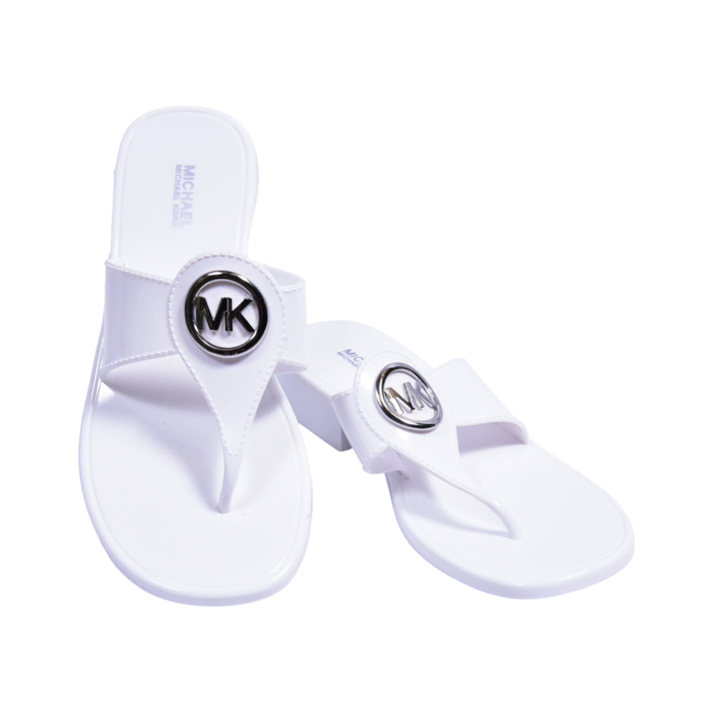 MK HANNAH JELLY THONG SLIDE TPU 49S5HNFA1B OPTIC-WHITE 7