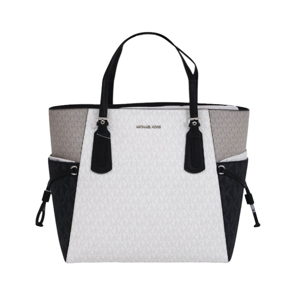 MK VOYAGER TOTE BAG LG.EW TOTE 35S5SV6T7B OPTIC-WHITE